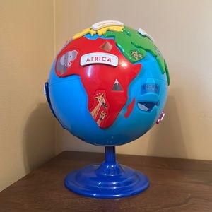 Kids globe puzzle toy
